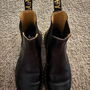 Dr. Martens Black Leather Boots
